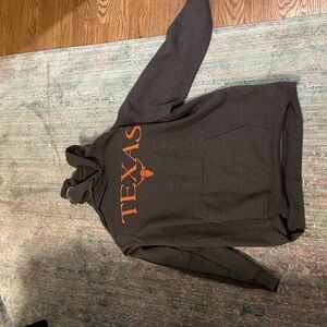 Texas Hoodie with Orange Logo